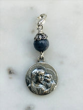 Load image into Gallery viewer, Our Lady of Good Counsel - Saint Augustine Bag Charm - Zipper Pull - All Sterling Silver CeCeAgnes
