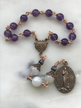 Load image into Gallery viewer, Stella Maris Chaplet - Bronze - Amethyst and Moonstone CeCeAgnes
