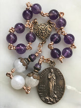 Load image into Gallery viewer, Stella Maris Chaplet - Bronze - Amethyst and Moonstone CeCeAgnes
