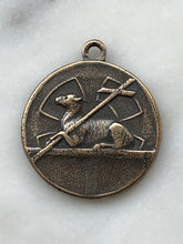 Load image into Gallery viewer, Agnus Dei Medal -  Bronze - 1038 CeCeAgnes Rosary Parts

