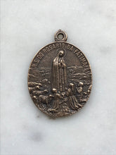 Load image into Gallery viewer, Our Lady of Fatima Medal -  Bronze - 1185 CeCeAgnes Rosary Parts
