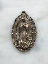 Load image into Gallery viewer, Our Lady of Guadalupe Medal -  Bronze - 1137 CeCeAgnes Rosary Parts
