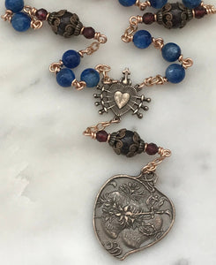 Sacred Heart - Immaculate Heart - Two Hearts Chaplet - Rosary CeCeAgnes