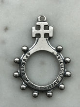 Load image into Gallery viewer, Antique Replica Finger Rosary  Bronze One Decade Ring Rosary Parts
