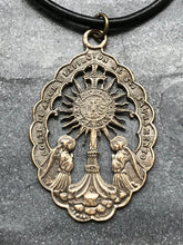 Load image into Gallery viewer, Angels Adoration Medal: Bronze Car Mirror Charm
