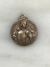 Load image into Gallery viewer, Saint Martha Medal -  Bronze - 1592 CeCeAgnes Rosary Parts
