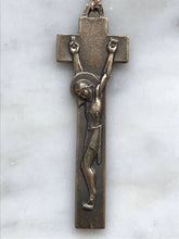 Load image into Gallery viewer, Irish Penal Crucifix - Bronze - Antique French Reproduction 307 CeCeAgnes Rosary Parts
