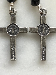 Saint Benedict Sterling Silver Earrings - CeCeAgnes