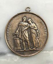 Load image into Gallery viewer, Catholic Marriage Fidelity Medal -  Bronze - 1583 CeCeAgnes Rosary Parts
