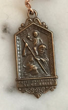 Load image into Gallery viewer, Three Hail Mary Chaplet - Saint Christopher  - Howlite and Bronze
