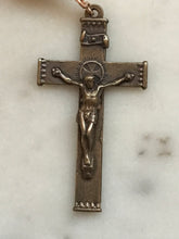 Load image into Gallery viewer, Three Hail Mary Chaplet - Saint Christopher  - Howlite and Bronze
