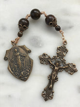 Load image into Gallery viewer, Three Hail Mary Chaplet - Bronzite and Bronze CeCeAgnes
