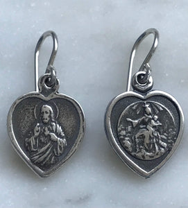 Scapular Sterling Silver Earrings - CeCeAgnes