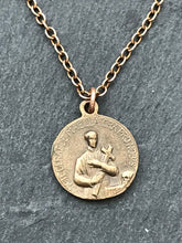 Load image into Gallery viewer, Saint Gerard Solid Bronze Necklace
