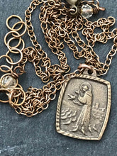 Load image into Gallery viewer, Saint Francis Solid Bronze Necklace
