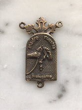 Load image into Gallery viewer, Our Lady Undoer of Knots Rosary Center - Bronze Antique Reproduction Rosary Parts
