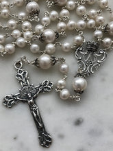 Load image into Gallery viewer, Heirloom Rosary - Sterling Silver - Freshwater Pearl
