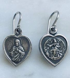 Scapular Sterling Silver Earrings - CeCeAgnes