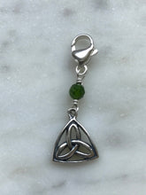 Load image into Gallery viewer, Celtic Trinity Knot Bag Charm - Zipper Pull - All Sterling Silver CeCeAgnes
