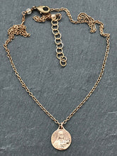 Load image into Gallery viewer, Saint Therese Solid Bronze Necklace
