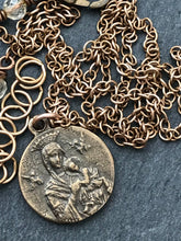 Load image into Gallery viewer, Our Lady of Perpetual Help Solid Bronze Necklace
