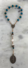 Load image into Gallery viewer, Stella Maris Chaplet - Bronze - Apatite and Moonstone CeCeAgnes
