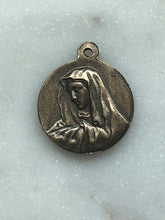 Load image into Gallery viewer, Medal - Saint Peregrine - Bronze or Sterling Silver - Antique Reproduction 933 CeCeAgnes Rosary Parts
