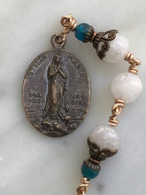 Load image into Gallery viewer, Stella Maris Chaplet - Bronze - Apatite and Moonstone CeCeAgnes
