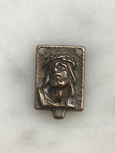 Load image into Gallery viewer, Holy Face of Jesus Rosary Center: 338 Bronze Antique Reproduction
