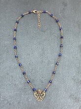 Load image into Gallery viewer, Crown of Mary Necklace - Auspice Maria Virgin Mary  - Solid  Bronze
