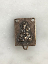 Load image into Gallery viewer, Holy Face of Jesus Rosary Center: 338 Bronze Antique Reproduction
