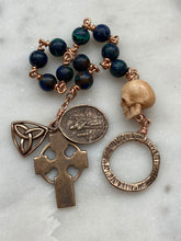 Load image into Gallery viewer, Saint Patrick Rosary - Celtic - Irish - Single Decade Penal Rosary CeCeAgnes
