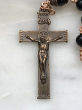 Load image into Gallery viewer, Black Onyx Rosary - Bronze - OL of Good Hope CeCeAgnes
