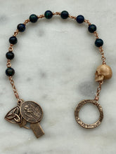 Load image into Gallery viewer, Saint Patrick Rosary - Celtic - Irish - Single Decade Penal Rosary CeCeAgnes
