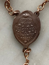 Load image into Gallery viewer, Saint Therese Chaplet - Pink Opal  - Roses Crucifix - Bronze CeCeAgnes
