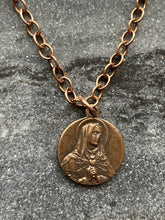 Load image into Gallery viewer, OL of Sorrows Solid Bronze Necklace
