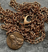 Load image into Gallery viewer, OL of Sorrows Solid Bronze Necklace
