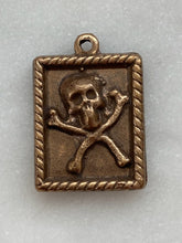 Load image into Gallery viewer, Memento Mori Medal -  Bronze - 1113 CeCeAgnes Rosary Parts
