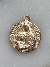 Load image into Gallery viewer, Saint Anne Medal 14k Solid Gold - Antique Reproduction
