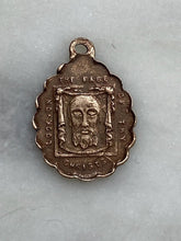 Load image into Gallery viewer, Holy Face of Jesus Saint Joseph Medal - Antique Reproduction 556 -  CeCeAgnes Rosary Parts
