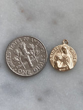 Load image into Gallery viewer, Saint Anne Medal 14k Solid Gold - Antique Reproduction
