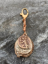 Load image into Gallery viewer, Catholic Protection Bag Charm - Solid Bronze - Saints Michael Benedict Christopher - Miraculous Medal - Scapular Medal
