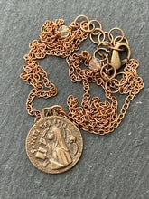 Load image into Gallery viewer, Saint Teresa of Avila Solid Bronze Necklace
