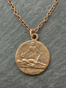 Saint Cecila Solid Bronze Necklace