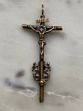 Load image into Gallery viewer, Angels Crucifix -  Bronze - Antique Reproduction 583 CeCeAgnes Rosary Parts
