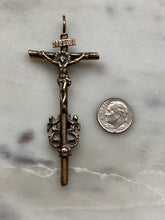 Load image into Gallery viewer, Angels Crucifix -  Bronze - Antique Reproduction 583 CeCeAgnes Rosary Parts
