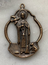 Load image into Gallery viewer, Saint Martin de Porres Medal: 816 Bronze Antique Reproduction
