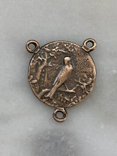 Load image into Gallery viewer, Saint Cecilia Rosary Centerpiece - Bronze or Sterling Silver - Antique Reproduction 1075C CeCeAgnes Rosary Parts
