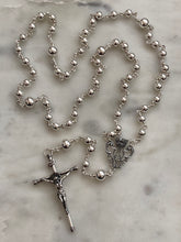 Load image into Gallery viewer, Sterling Silver Rosary Wire-Wrapped Beads, Spanish Crucifix
