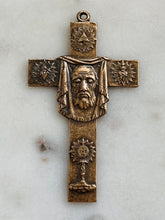 Load image into Gallery viewer, Holy Face of Jesus Cross: 1599 Bronze Antique Reproduction
